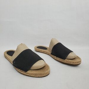 Ugg Cherry Exotic Croco Leather Espadrille Slides